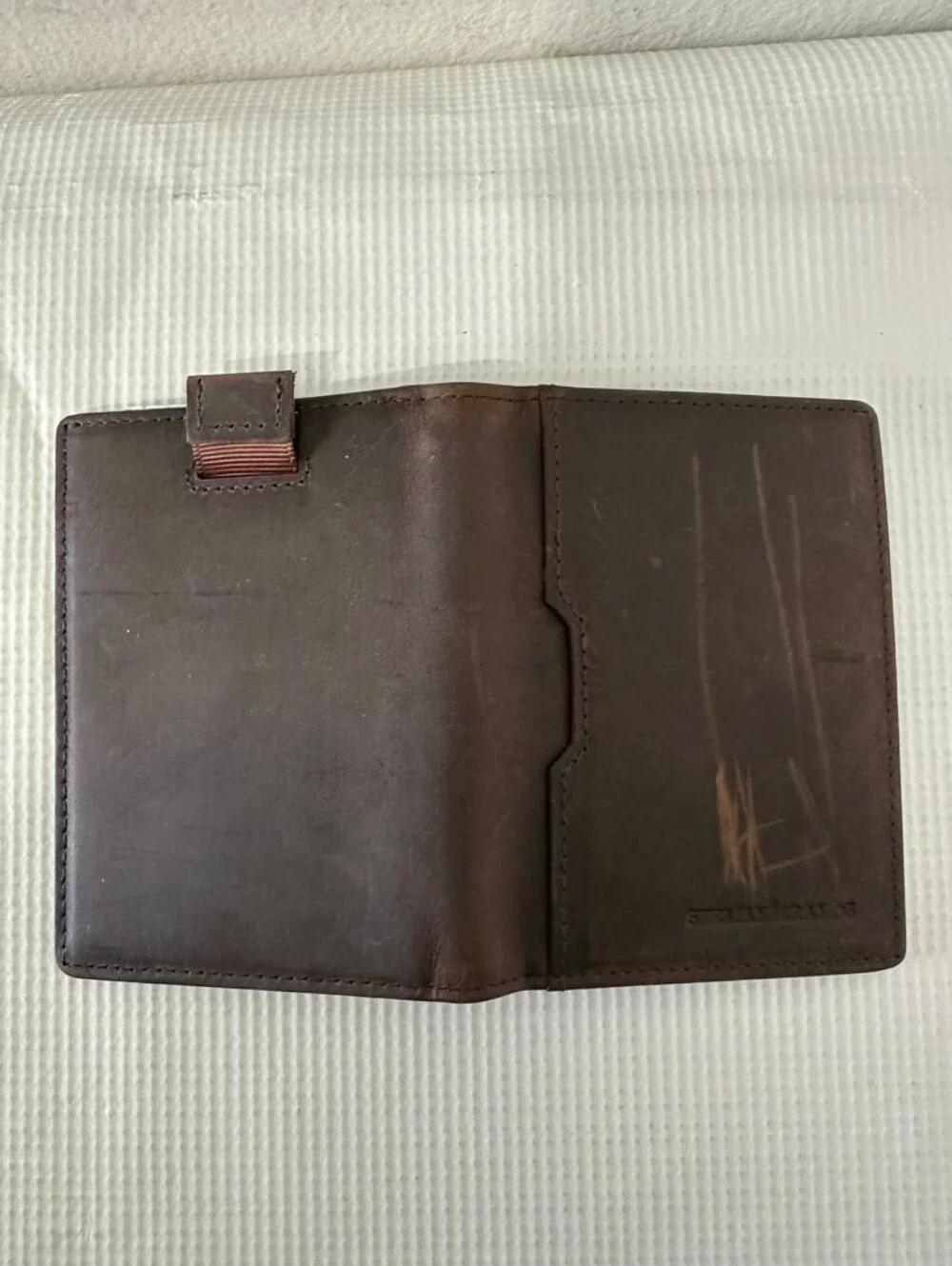 SERMAN BRANDS Slim Mens leather RFID Blocking Minimalist Card Front Pocket Bifol